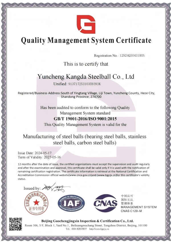ISO9001 Certified Condar Factory vyrábí ROHS a dosahující testované ocelové koule, vítejte na nákup!